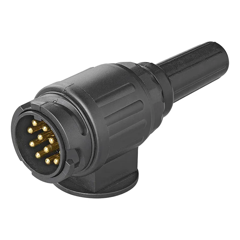 Tilhengerstøpsel / tilhengerkontakt 13-polet – 12 V, vridbar plugg (Twist-On)