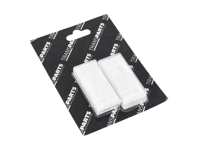Hovedbilde Aspöck refleks hvit 69 x 31,5 mm – 4 stk. ...